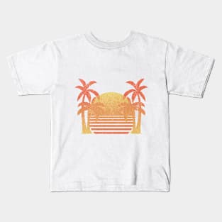 Summertime palm trees Kids T-Shirt